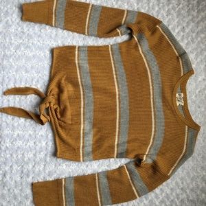 Tie Front Sweater